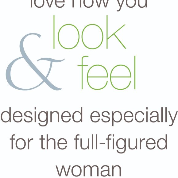 Glamorise (X-WIDE-STRAP) Bra 50F Satin Lace Soft Cup Plus-Size Support Black NEW - Picture 12 of 16